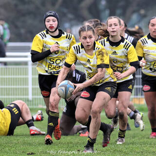 03/02/2024 - U18F XV Élite - Stade Rochelais 14 / 31 Brive