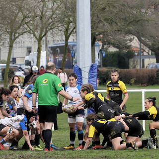 08/02/2020 - POC'ettes U18 - J8 - Stade Rochelais 31 / 12 Agen