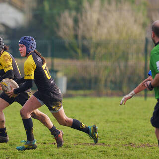 08/02/2020 - POC'ettes U18 - J8 - Stade Rochelais 31 / 12 Agen