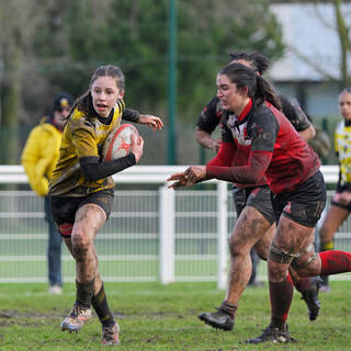 08/02/2025 - U18 Filles Accession - Stade Rochelais 34 / 7 Niort Rugby Club