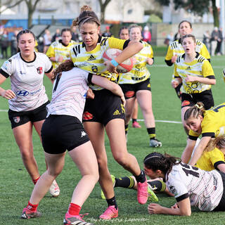 27/01/2024 - U18 F à XV - Stade Rochelais 25 / 26 Stade Rennais Rugby