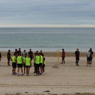 Entraînement à la Plage : Clôture préparation physique 2013/2014