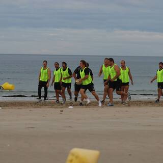 Entraînement à la Plage : Clôture préparation physique 2013/2014