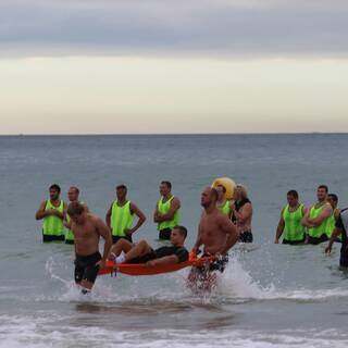 Entraînement à la Plage : Clôture préparation physique 2013/2014