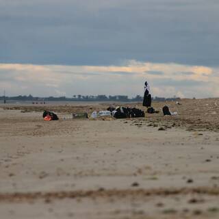 Entraînement à la Plage : Clôture préparation physique 2013/2014