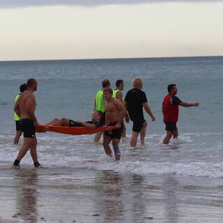 Entraînement à la Plage : Clôture préparation physique 2013/2014