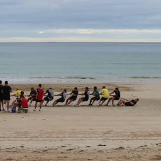 Entraînement à la Plage : Clôture préparation physique 2013/2014