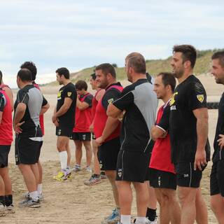 Entraînement à la Plage : Clôture préparation physique 2013/2014