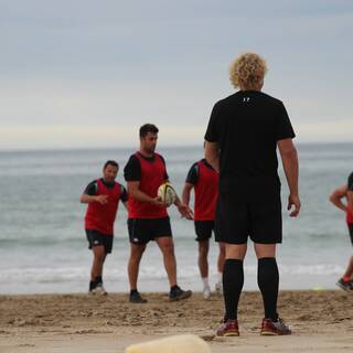 Entraînement à la Plage : Clôture préparation physique 2013/2014