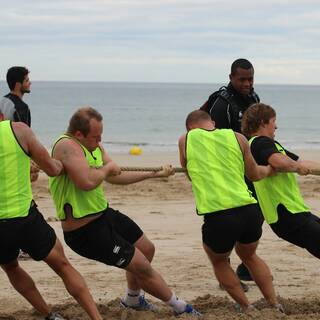 Entraînement à la Plage : Clôture préparation physique 2013/2014