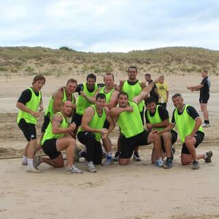 Entraînement à la Plage : Clôture préparation physique 2013/2014