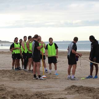 Entraînement à la Plage : Clôture préparation physique 2013/2014