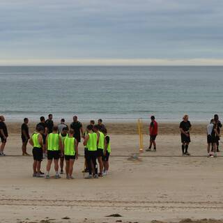 Entraînement à la Plage : Clôture préparation physique 2013/2014