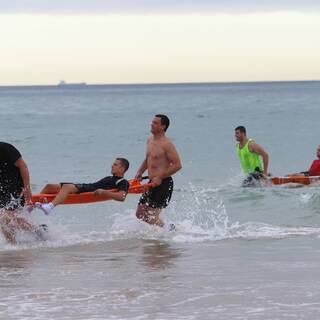 Entraînement à la Plage : Clôture préparation physique 2013/2014