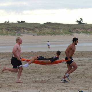 Entraînement à la Plage : Clôture préparation physique 2013/2014