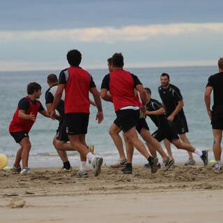 Entraînement à la Plage : Clôture préparation physique 2013/2014