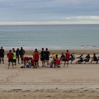 Entraînement à la Plage : Clôture préparation physique 2013/2014