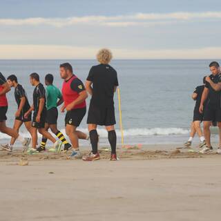 Entraînement à la Plage : Clôture préparation physique 2013/2014