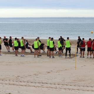 Entraînement à la Plage : Clôture préparation physique 2013/2014