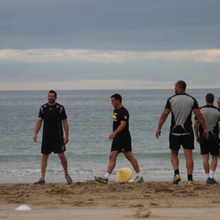 Entraînement à la Plage : Clôture préparation physique 2013/2014