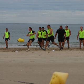 Entraînement à la Plage : Clôture préparation physique 2013/2014