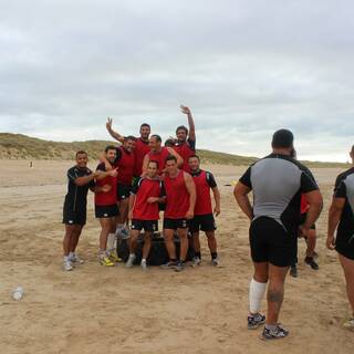 Entraînement à la Plage : Clôture préparation physique 2013/2014