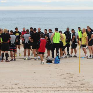 Entraînement à la Plage : Clôture préparation physique 2013/2014