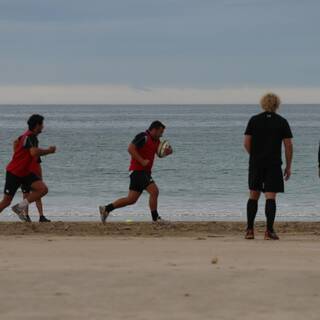 Entraînement à la Plage : Clôture préparation physique 2013/2014