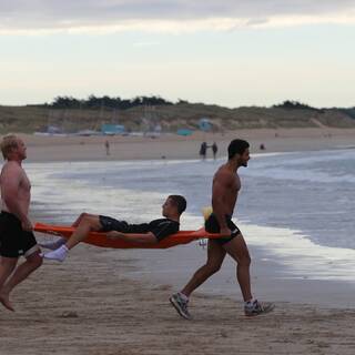 Entraînement à la Plage : Clôture préparation physique 2013/2014