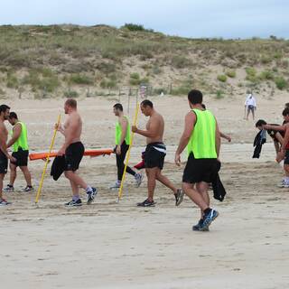 Entraînement à la Plage : Clôture préparation physique 2013/2014