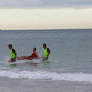 Entraînement à la Plage : Clôture préparation physique 2013/2014