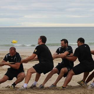 Entraînement à la Plage : Clôture préparation physique 2013/2014