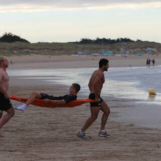 Entraînement à la Plage : Clôture préparation physique 2013/2014