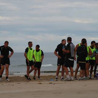 Entraînement à la Plage : Clôture préparation physique 2013/2014