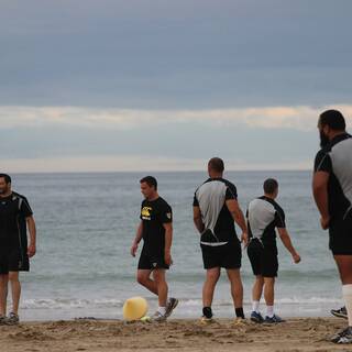 Entraînement à la Plage : Clôture préparation physique 2013/2014