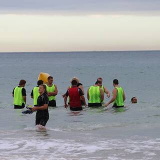 Entraînement à la Plage : Clôture préparation physique 2013/2014