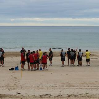 Entraînement à la Plage : Clôture préparation physique 2013/2014