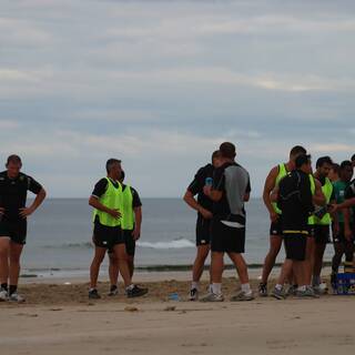 Entraînement à la Plage : Clôture préparation physique 2013/2014