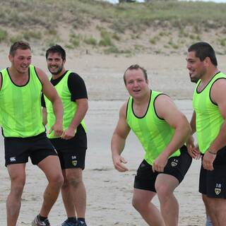 Entraînement à la Plage : Clôture préparation physique 2013/2014