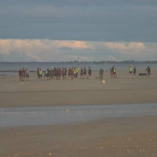 Entraînement à la Plage : Clôture préparation physique 2013/2014