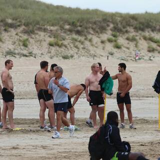 Entraînement à la Plage : Clôture préparation physique 2013/2014