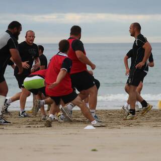 Entraînement à la Plage : Clôture préparation physique 2013/2014