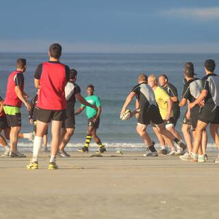 Entraînement à la Plage : Clôture préparation physique 2013/2014