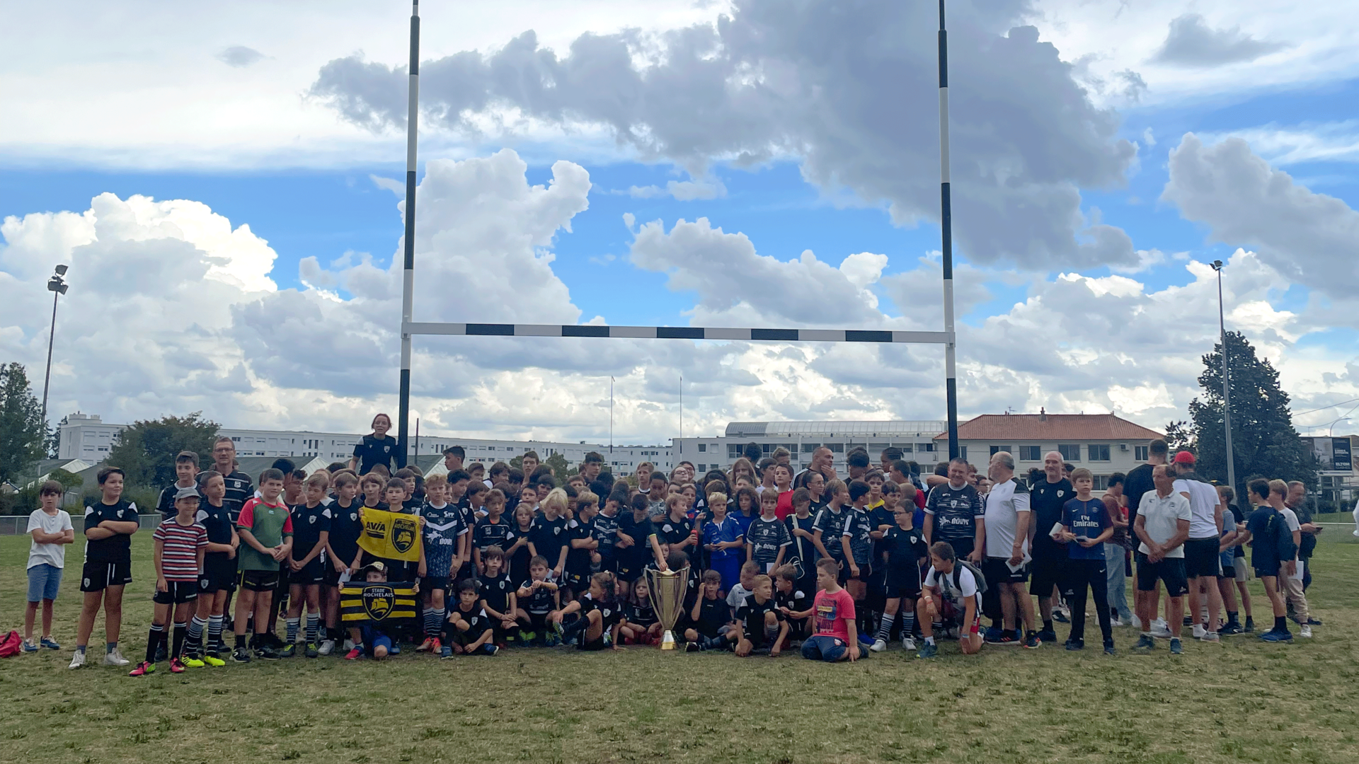 Le Stade Rochelais en visite au Stade Poitevin