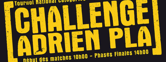 4 Mai : Challenge Adrien Pla