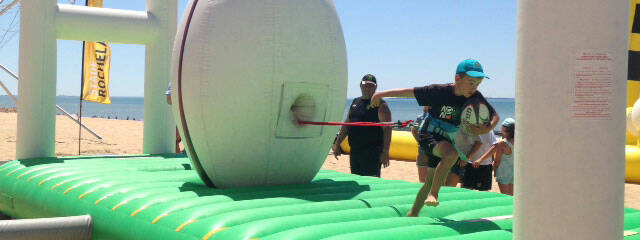 Deuxième étape du Beach Rugby Tour à Rivedoux 