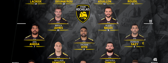 J2 - Stade Français/Stade Rochelais : la compo !