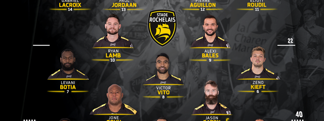 J3 - Stade Rochelais / Clermont : la compo ! 