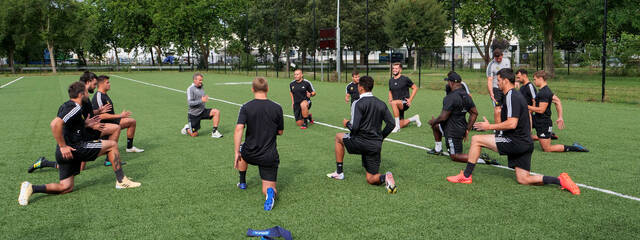 Le groupe a repris l'entraînement !