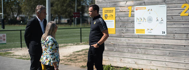 Le parcours sportif de l'Apivia Parc a été inauguré ! 